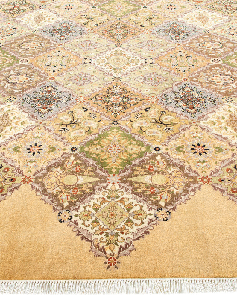 Mogul, One-of-a-Kind Hand-Knotted Area Rug Red, 7' 1 x 7' 1