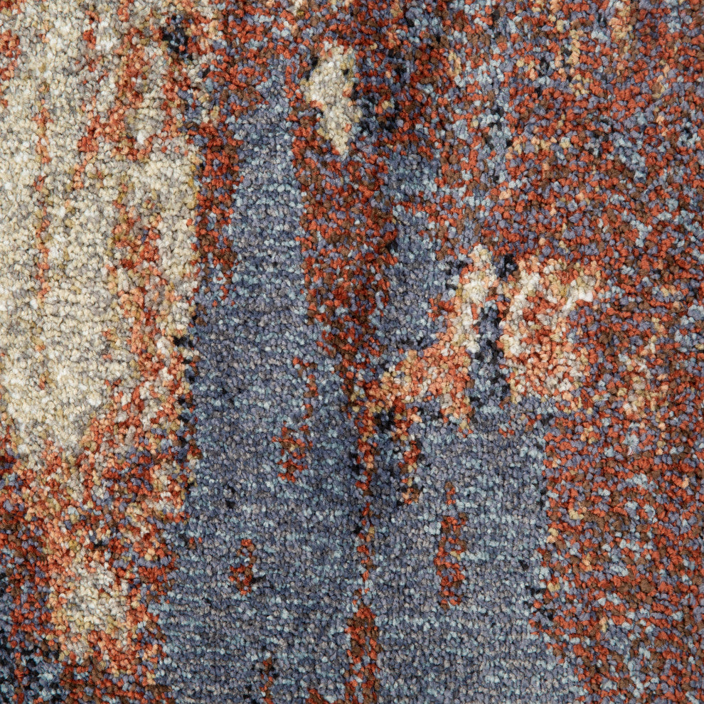 Jordan Delia Area Rug, Beige, 6'7" x 9', Abstract