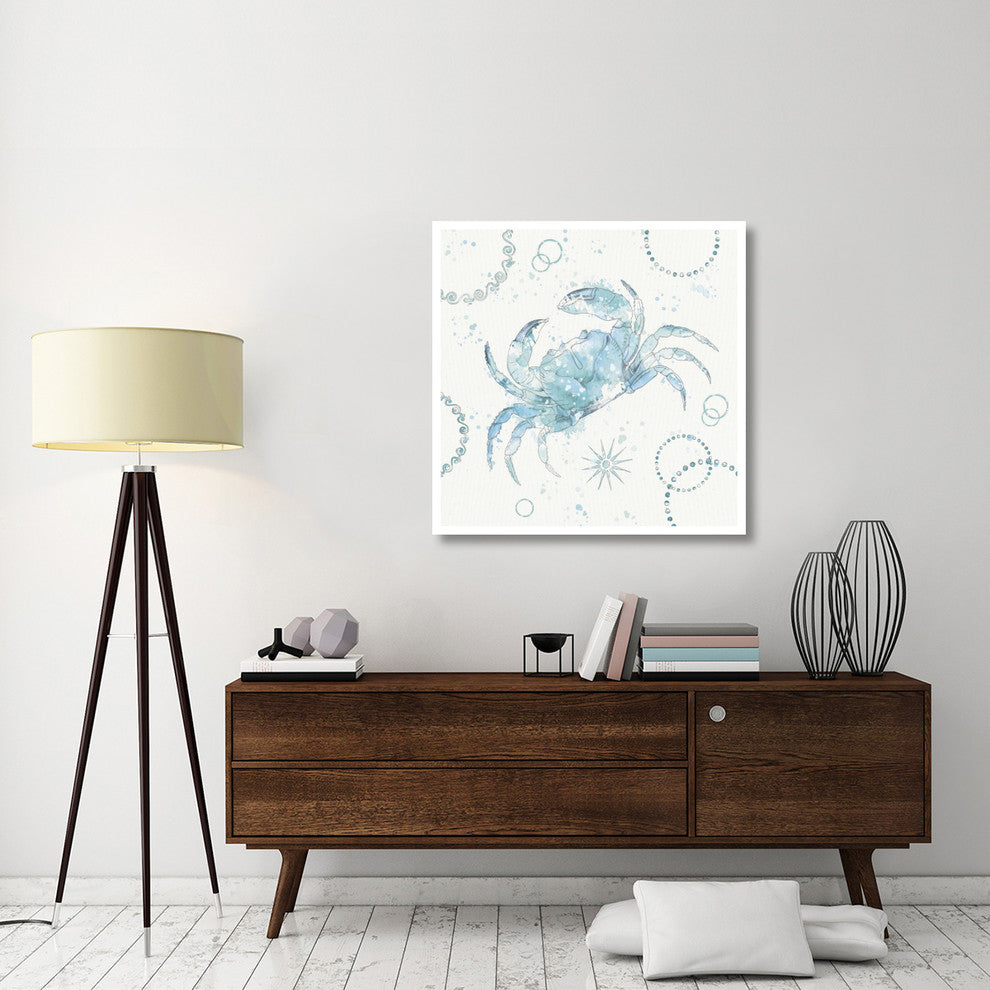 "Coastal Splash IV" Digital Paper Print by Katie Pertiet, 38"x38"
