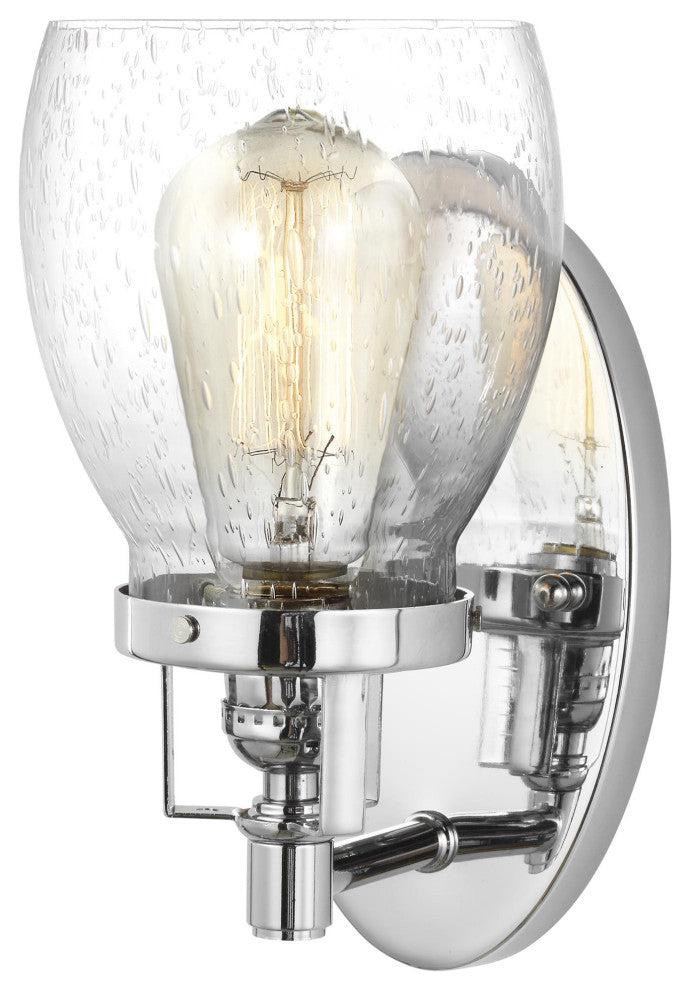Belton 1-Light Wall/Bath Sconce, Chrome