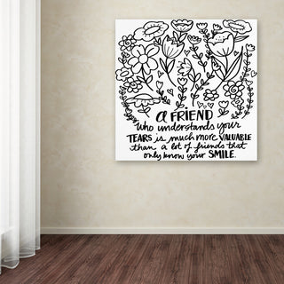 Elizabeth Caldwell 'A Friend' Canvas Art, 18x18