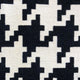 Element Black and White Luxury Throw Pillow, 26"x26"