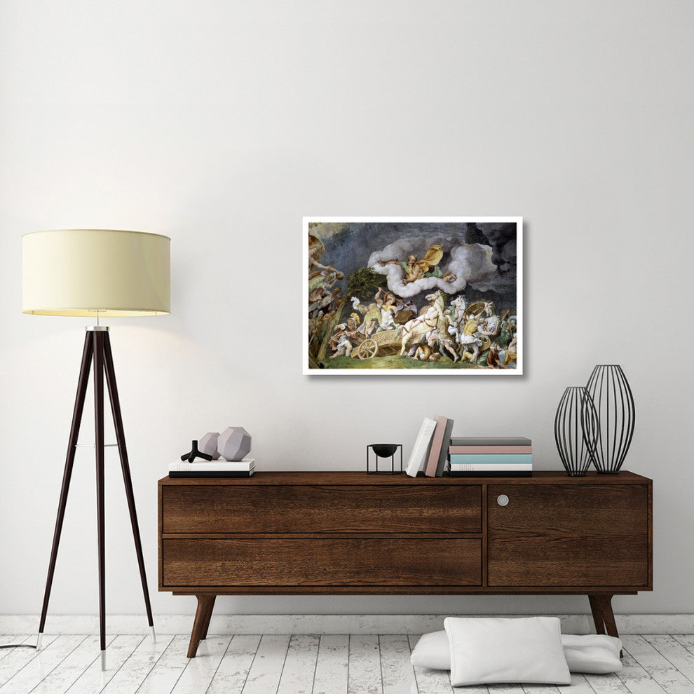 "Diomede Uccide Tideo" Digital Paper Print by Giulio Romano, 38"x27"