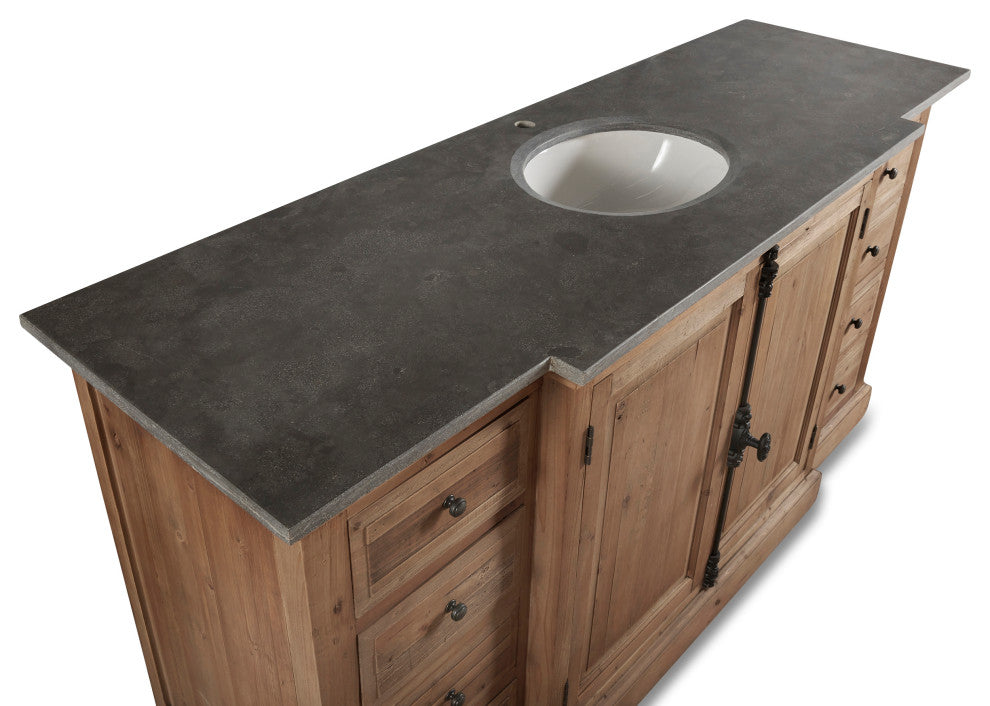 71" Reclaimed Pine Single Bath Vanity