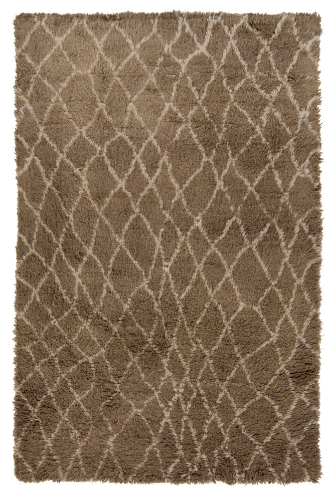 Surya Denali DEN-5001 5'x8' Rug, Taupe/Cream