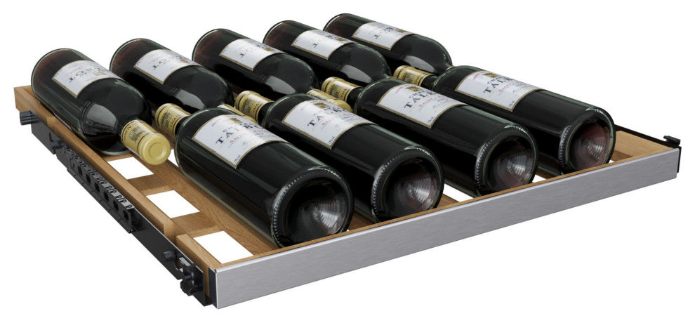Avallon AWC243TDZLHA 24"W 140 Bottle Capacity Built-In or - Stainless Steel