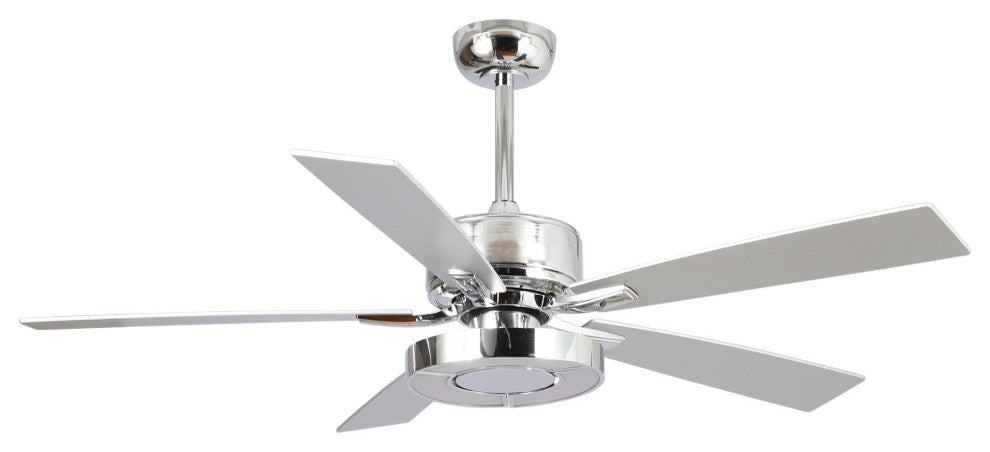 52 in. Modern LED Ceiling Fan with Reversible DC Motor and Blades