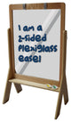 Little Partners Peek-A-Boo Adjustable Height Art Easel, Natural