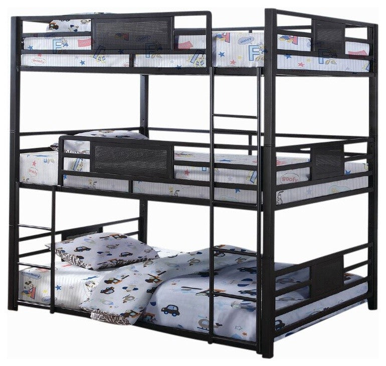Triad Full Size Metal Triple Bunk Bed