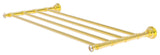 Carolina Crystal 24" Towel Shelf, Polished Brass