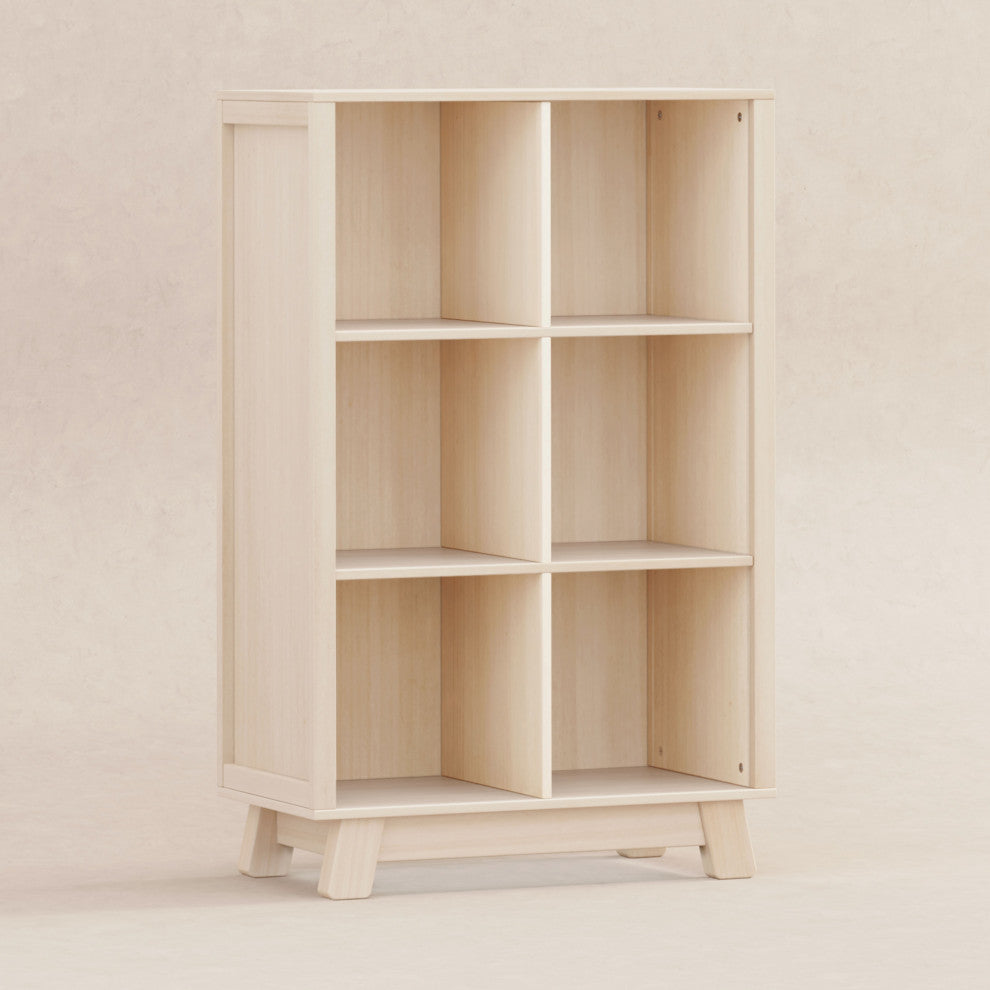 Hudson Cubby Bookcase, Washed Natural