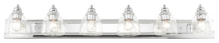 Polished Chrome Transitional, Colonial, Vanity Sconce
