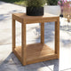 Carlsbad Teak Wood Outdoor Patio Side Table