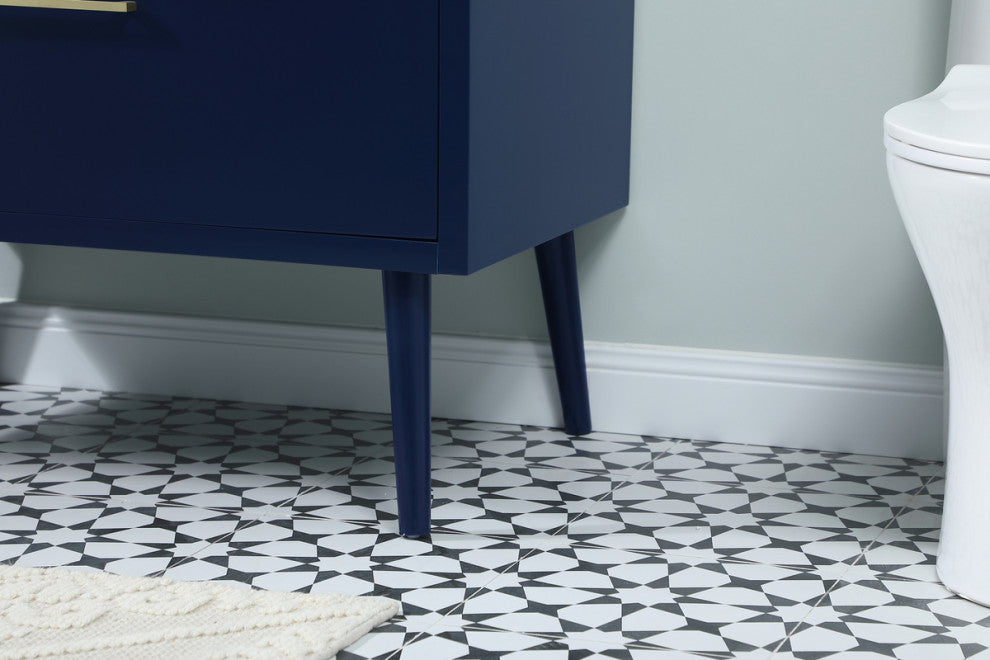 Home Living 36" Bathroom Vanity, Blue