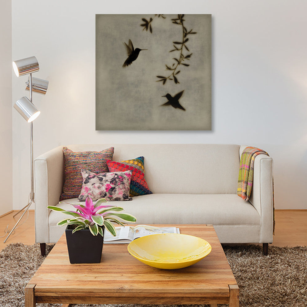 "Dance In Flight I" by Chris Donovan, Canvas Print, 37"x37"