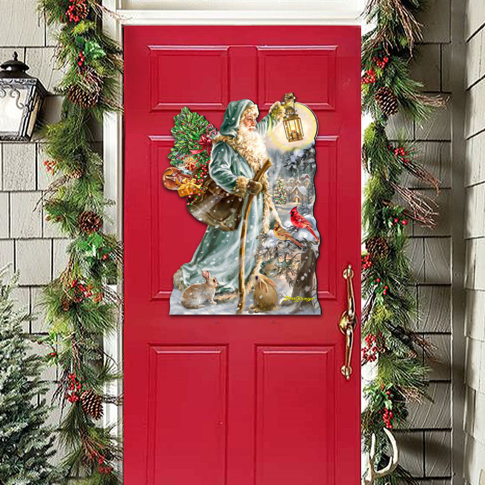 Saint Nicholas Christmas Door Decor