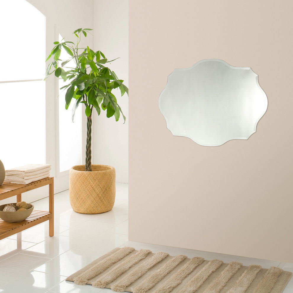 Caverly Large Frameless Wall Mirror 24"x32"