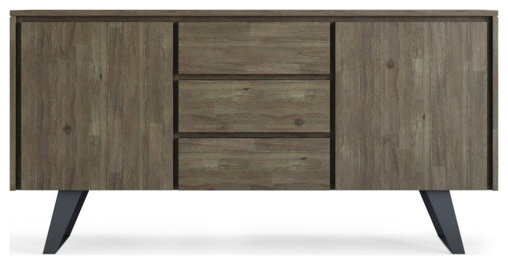 Lowry Sideboard Buffet, Distressed Gray