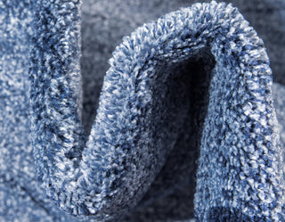 Rug Unique Loom Del Mar Navy Blue Runner 2' 7 x 10' 0