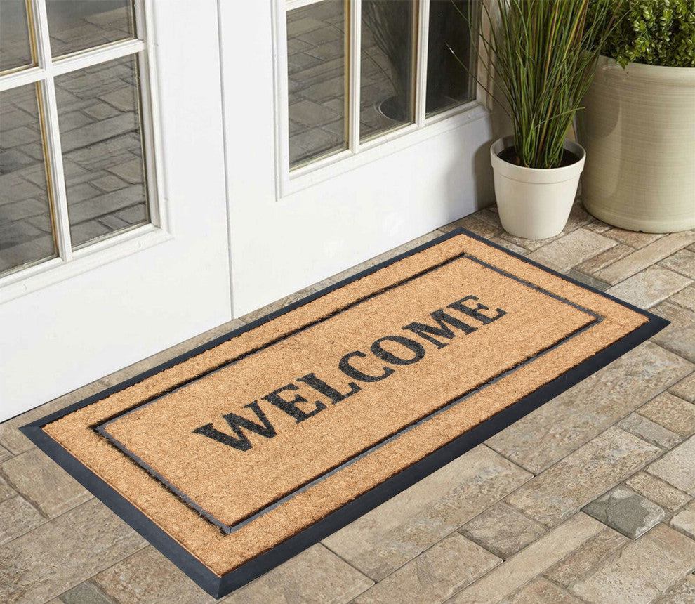 A1HC Entrance Door Mats, 24"� x 48"�, Durable Large Welcome Heavy Duty