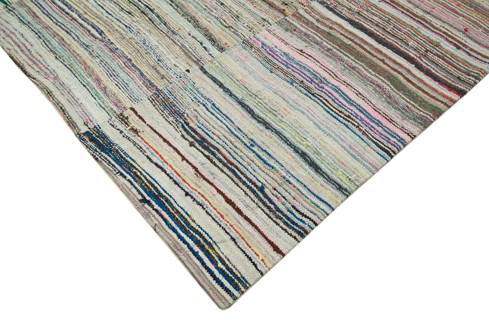 Rug N Carpet - Handmade Anatolian 9' 6'' x 11' 3'' Vintage Patchwork Kilim Rug