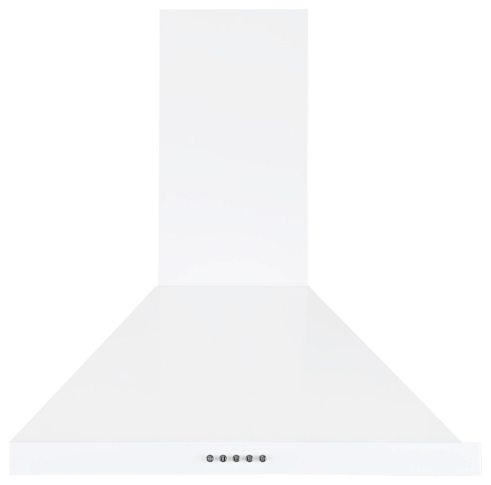 Ancona 24" 280 CFM Convertible Wall Pyramid Range Hood, White