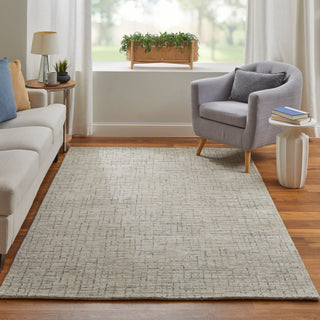 Weave & Wander Natal Transitional Solid, Ivory/Gray/Taupe, 12'x15'