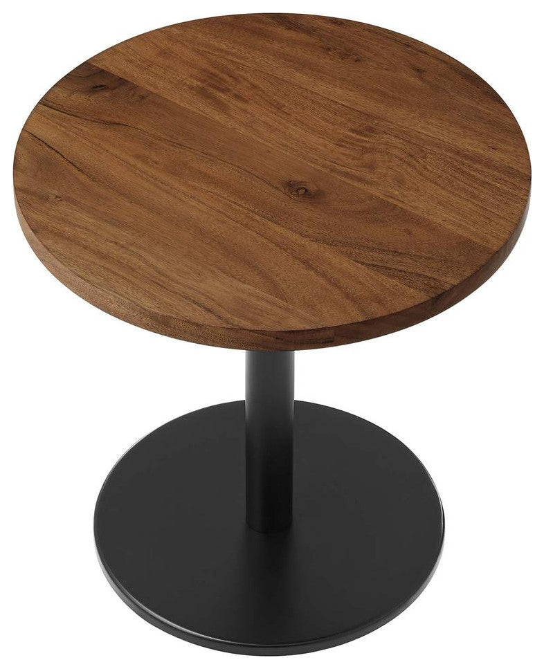Viva Round Acacia Wood Side Table