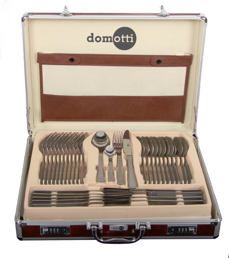 AVA Stainless Steel Flatware set in a case, 72 pcs