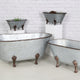 Lavande Metal Tub Decor - Large - Galvanized