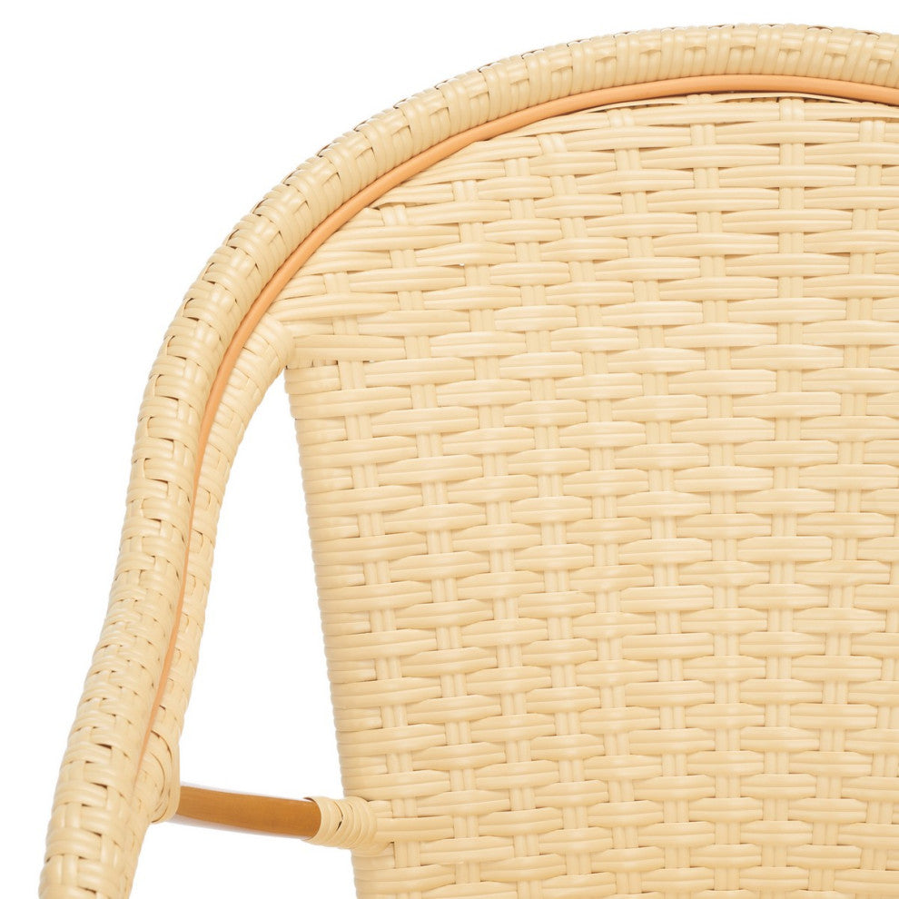Safavieh California Counter Stool W Arm, Natural