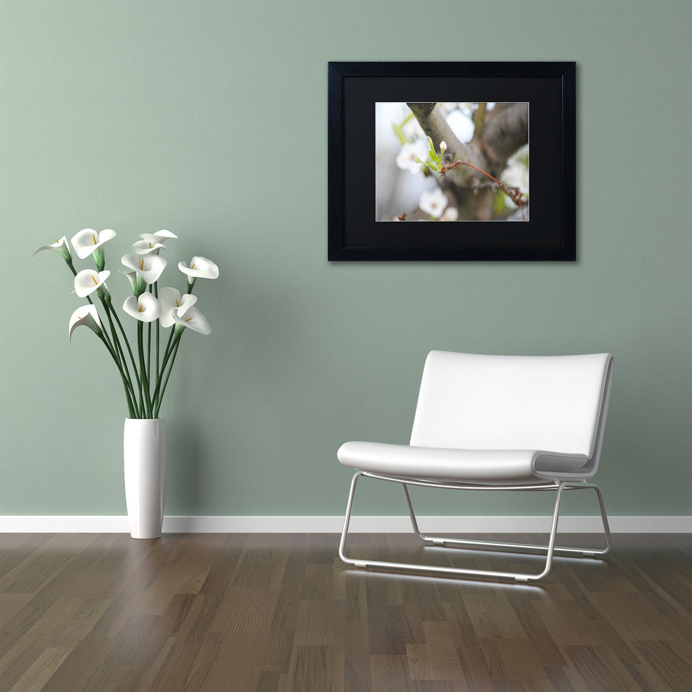'Before Bloom' Matted Framed Canvas Art by Monica Mize