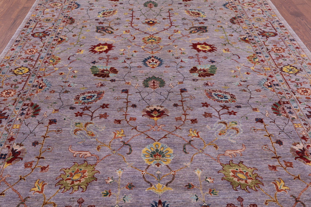 Persian Tabriz Handmade Wool Rug 8' 2" X 10' 11" Q7665