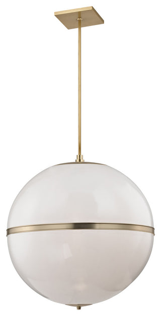 Brian Patrick Flynn for Crystorama Truax 3-Light Aged Brass Chandelier, Aged Bra