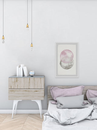 "Pinks and Grays" Framed Painting Print, 30"x45"