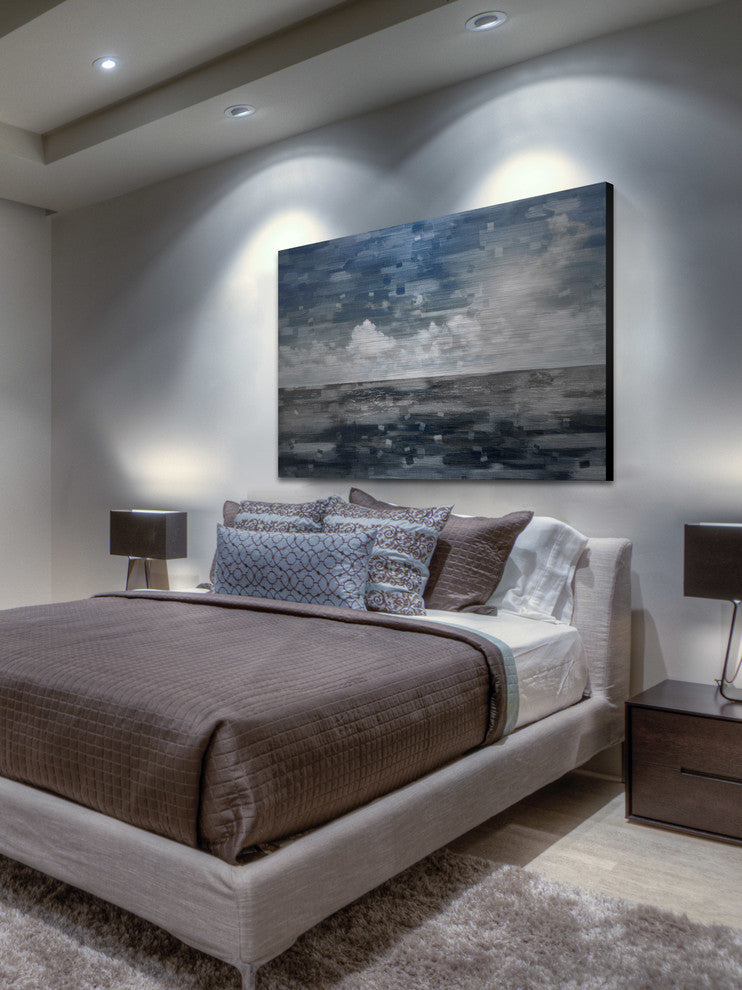 "Penzance" UV Ink Print on Brushed Aluminum, 60"x40"
