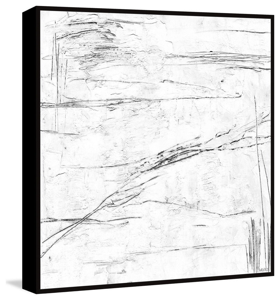 "Dusty Road" Floater Framed Painting Print on Canvas, 16x16