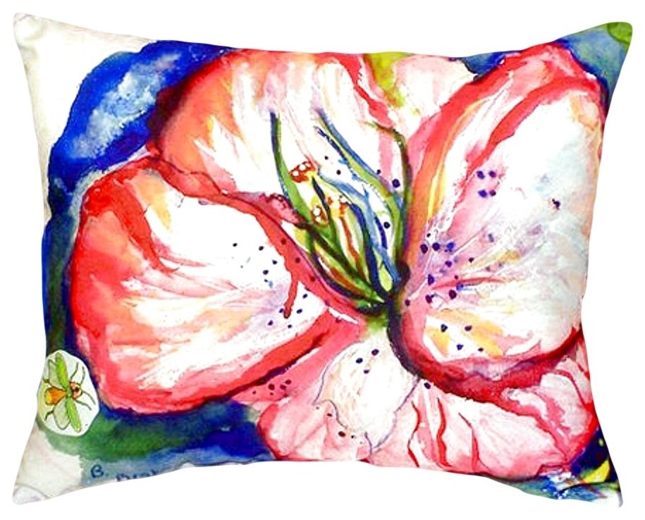 Hibiscus No Cord Pillow - Set of Two 16x20