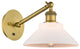 Innovations 317-1W-BB-G131-LED 1-Light Sconce, Brushed Brass