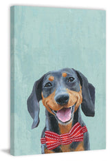 "Happy Face" Painting Print on Wrapped Canvas, 8"x12"