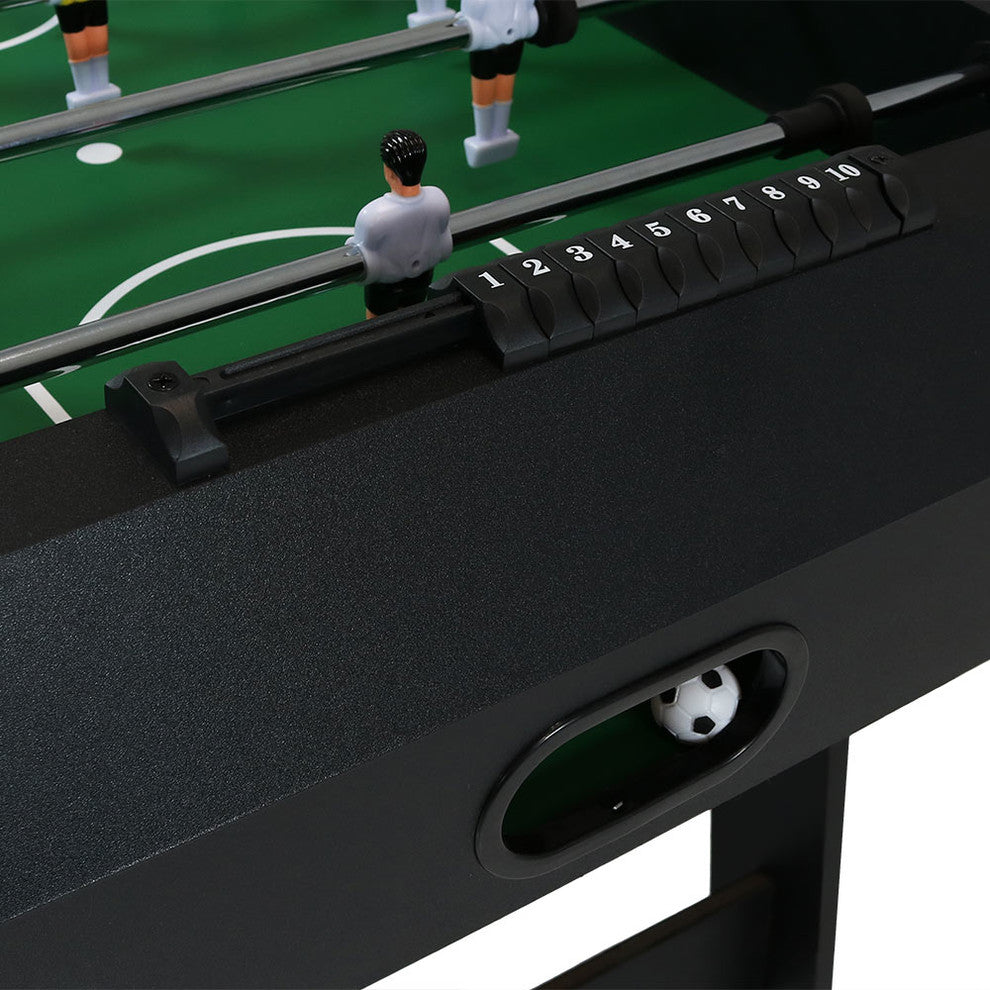 Sunnydaze Compact 48-Inch Folding Foosball Game Table - Create a Game Room