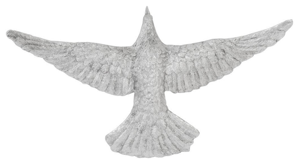 Dove Wall Art, Silver Leaf A
