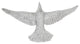 Dove Wall Art, Silver Leaf A