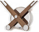 Nomon Axioma N Clock | Chromed Box, Walnut Hands