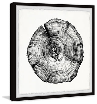 "Burned Oak" Framed Painting Print, 18x18