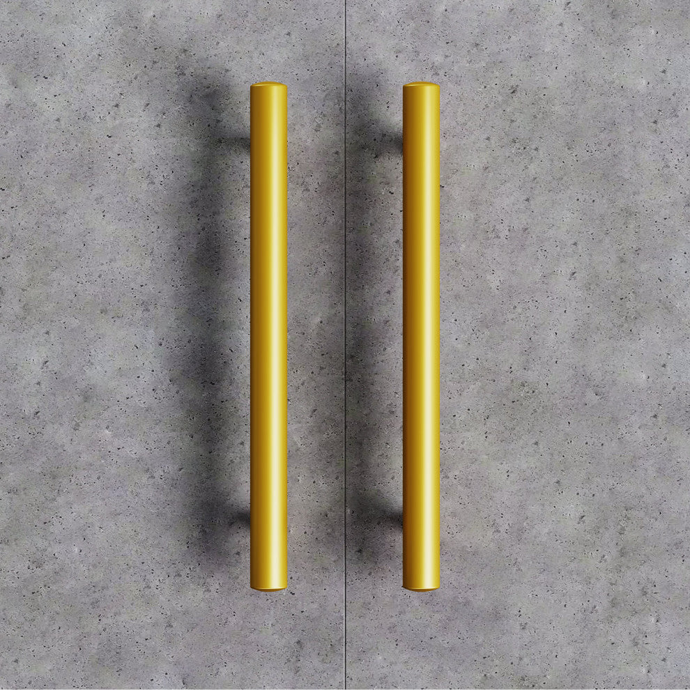 Dowell Series 3001 Handles, 128mm/5" CTC, Brushed Brass/Golden, 10-Pack