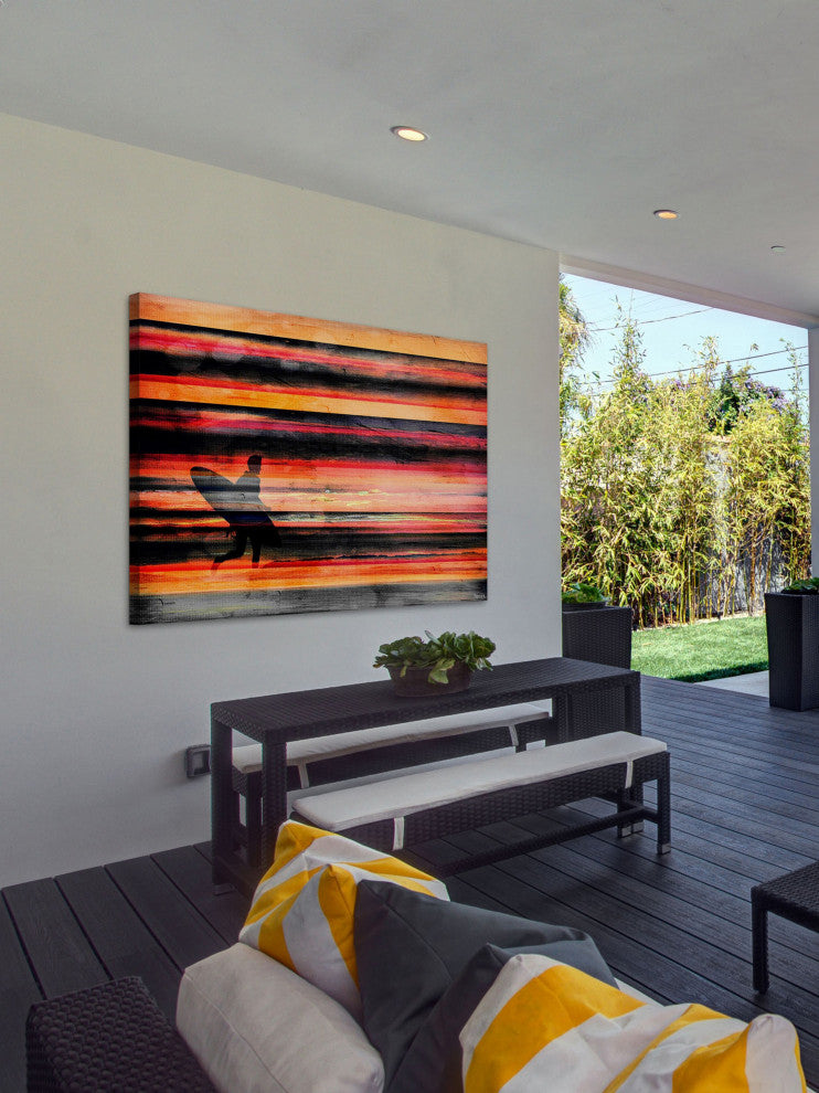 "That Last Wave" Print on Canvas, 36"x24"