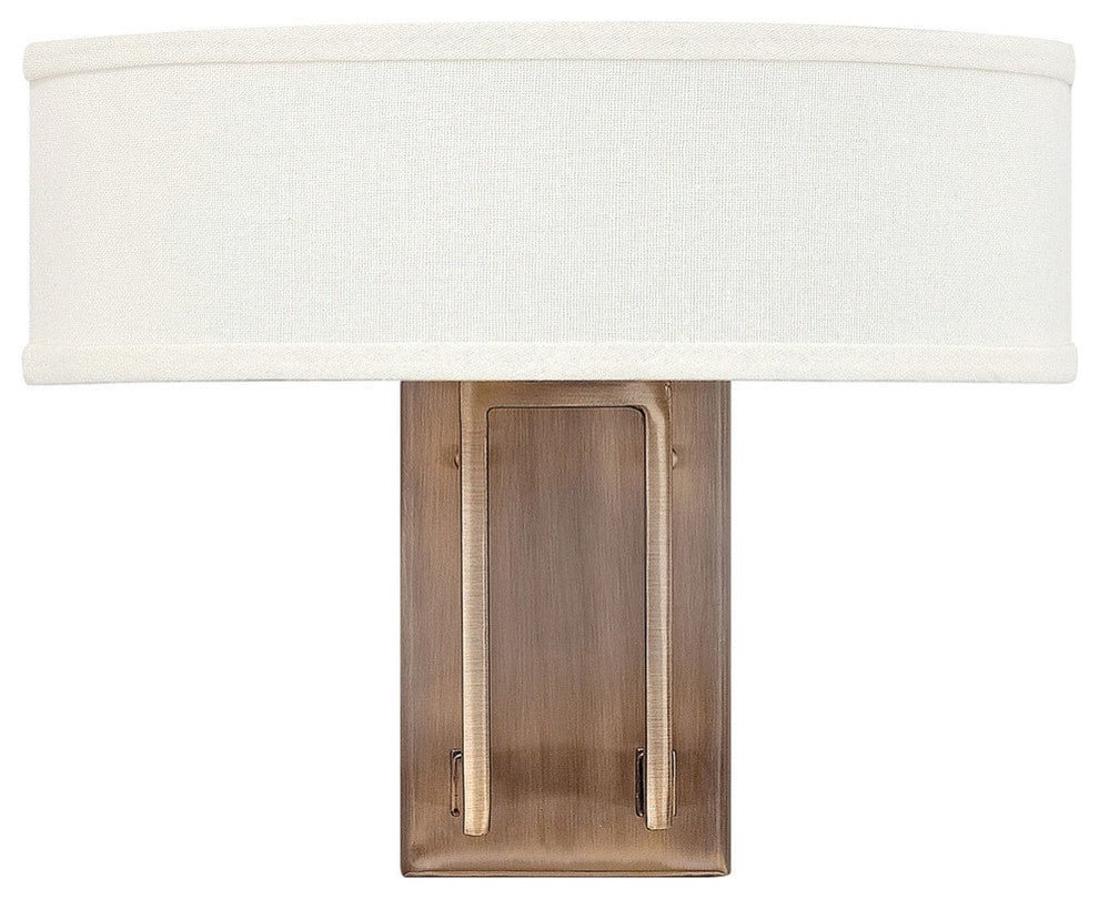 Hampton Wall Sconce, Brushed Bronze
