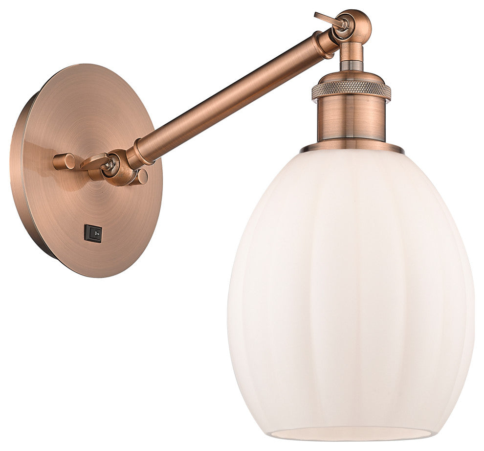 Innovations 317-1W-AC-G81-LED 1-Light Sconce, Antique Copper
