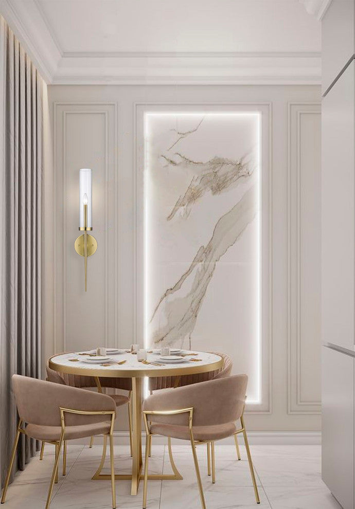Bethel International Mu27W30G 1-Light Wallsconce, Gold